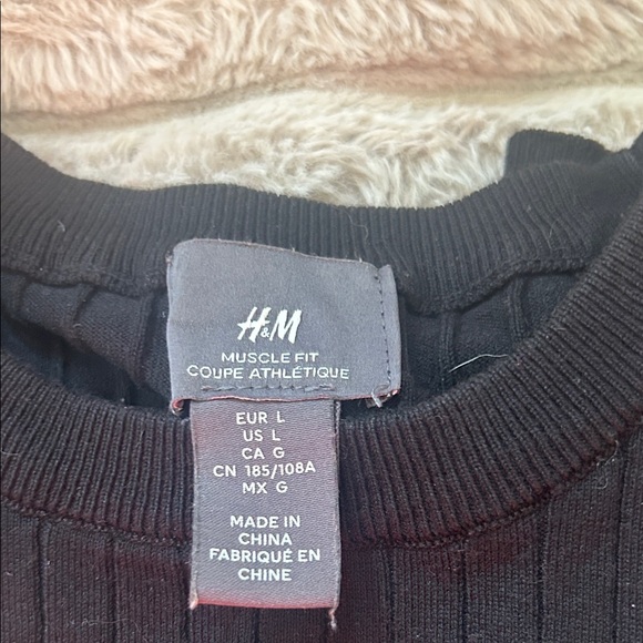 H&M Classic Black Knit Top - Picture 3 of 4
